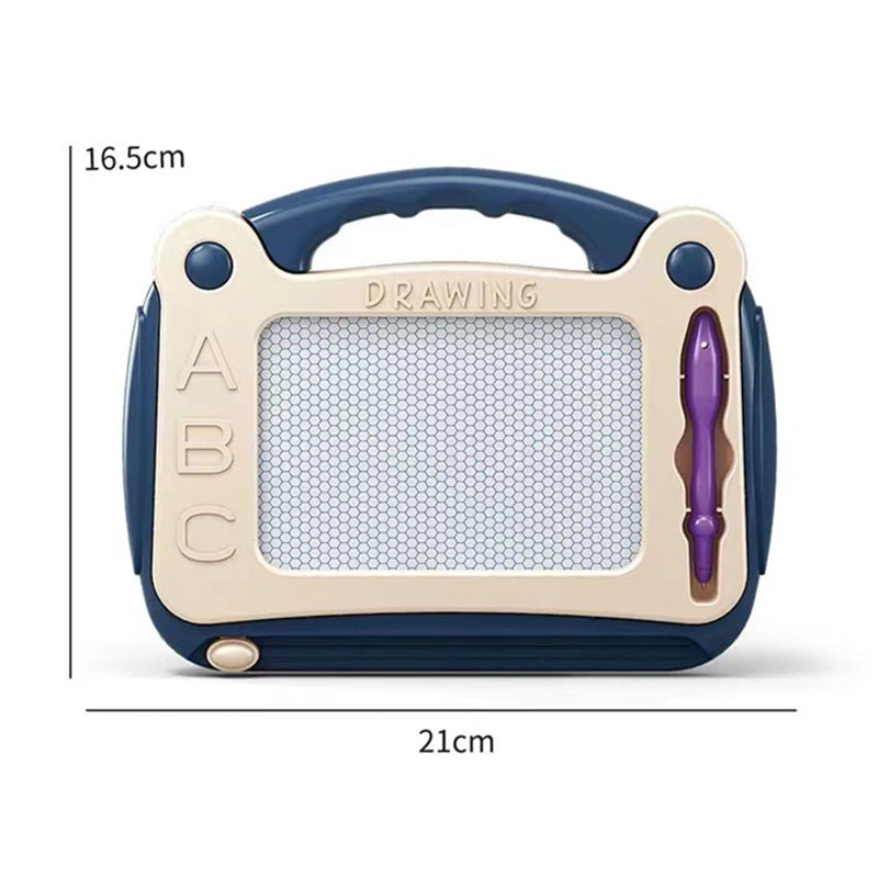 Mini Magnetisch Tekenbord | Wisbaar Kleurrijk Schrijfbord met Pen, Graffiti Kunst & Educatief Voorschool Speelgoed