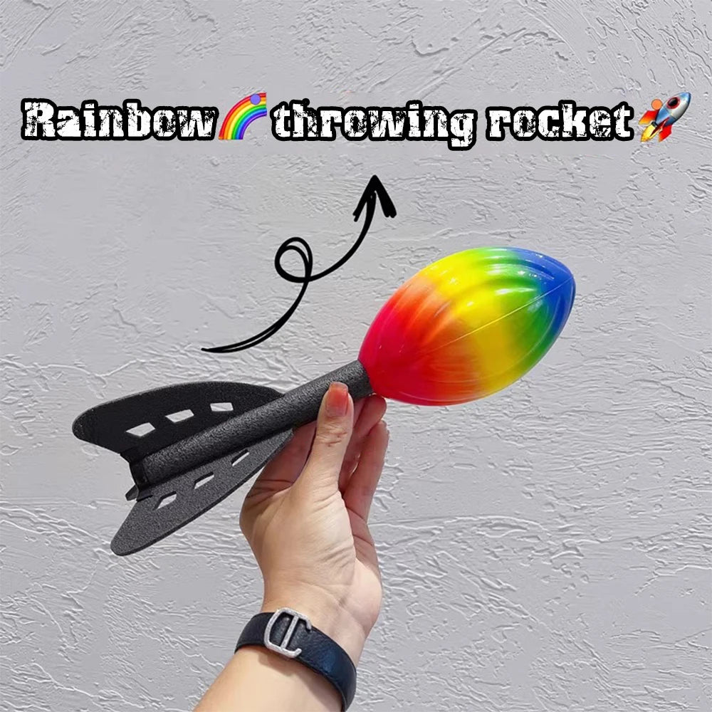 PU-schuimraket voor kinderen - Zacht en kleurrijk werpspeelgoed, ideaal voor ouder-kind buitenspellen.