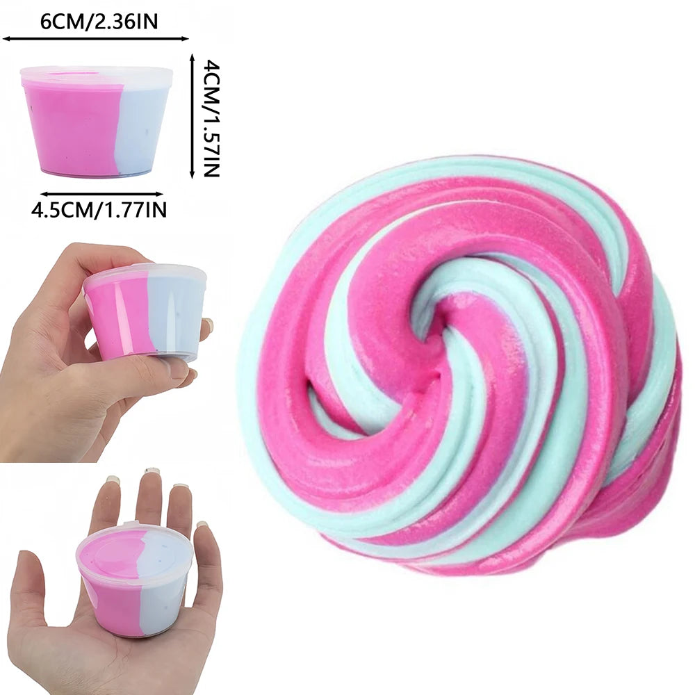 Fluffy Slime | DIY Zacht Klei Materiaal, Lichtgewicht Putty Modelleer Speelgoed, Educatief en Creatief