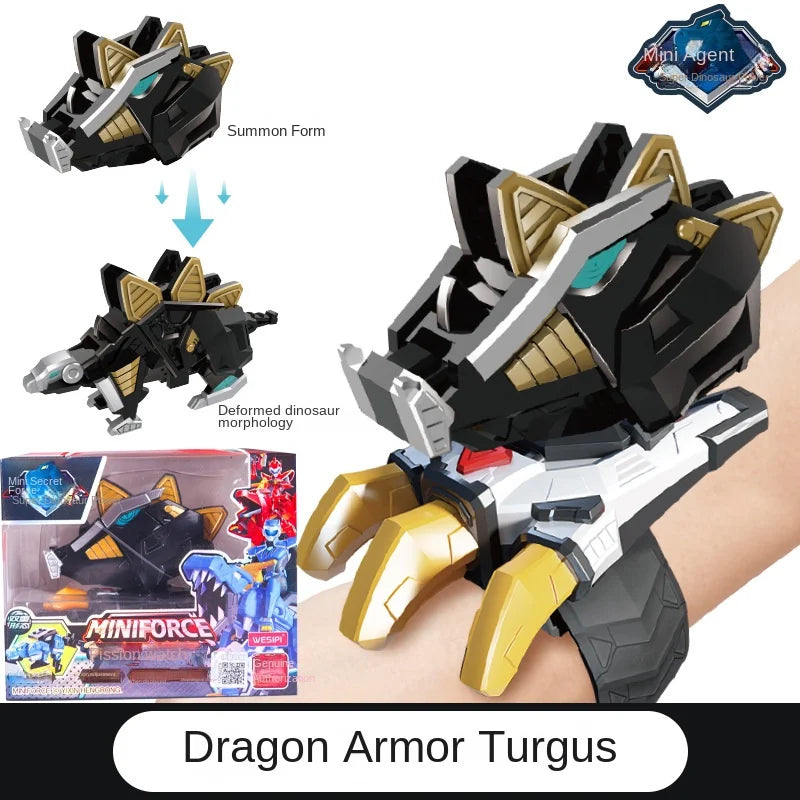 Mini Geheime Dienst Horloge Speelgoed | Mecha Robot, Dinosaur Deformatie Actiefiguren voor Kinderen