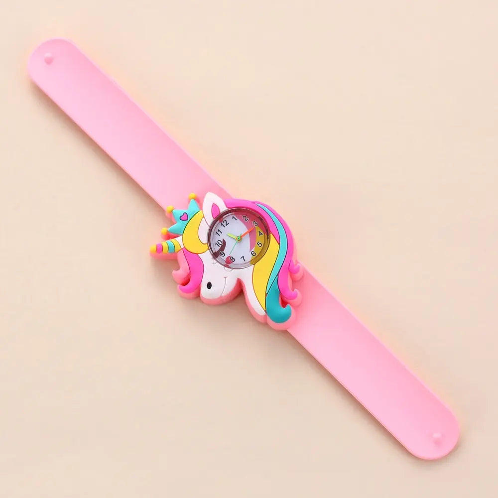 3D Cartoon Kinderhorloge | Anime Polshorloge, Verjaardagscadeau voor Jongens & Meisjes, Educatief Speelgoed