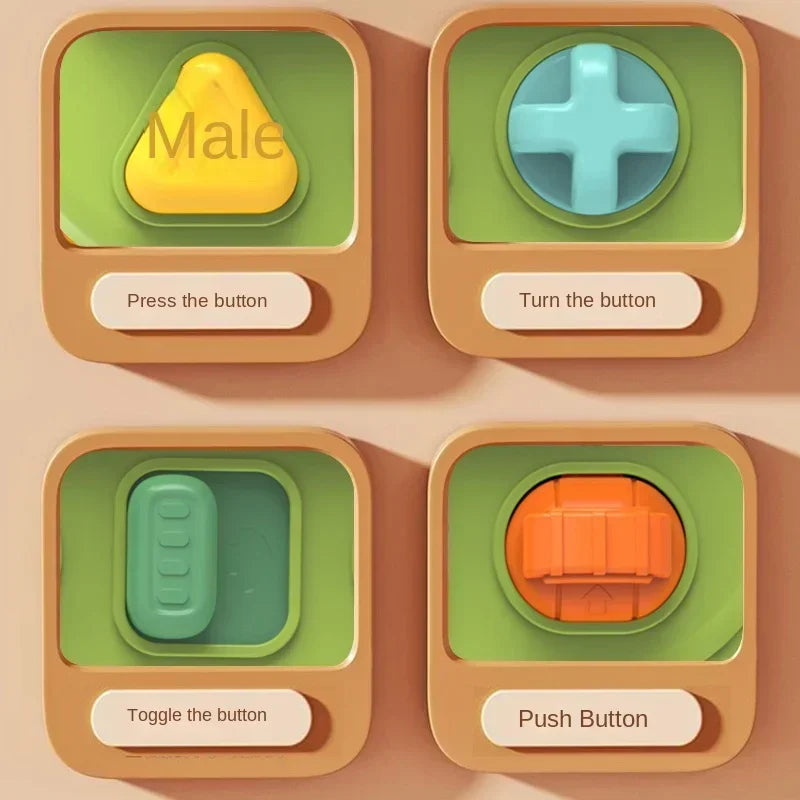 Interactief Activiteiten Pop-up Speelgoed voor Baby's - Oorzaak-en-gevolg Speelgoed, Baby Ontwikkelingsspellen Montessori Leren Speelgoed