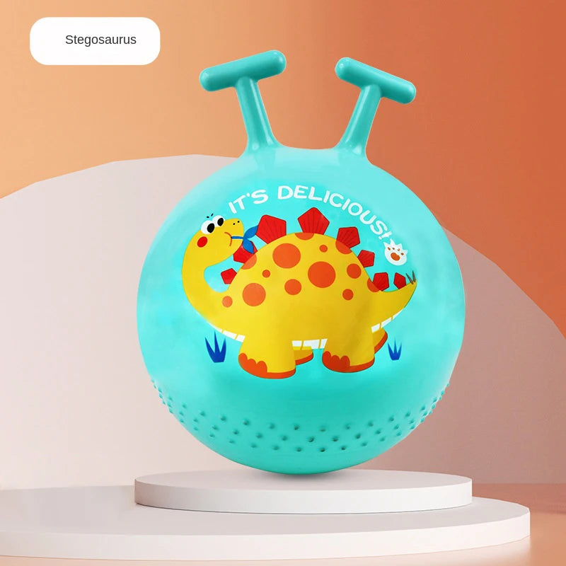 Opblaasbare Springbal met T-Handvat – Buitenspeelplezier voor Kinderen