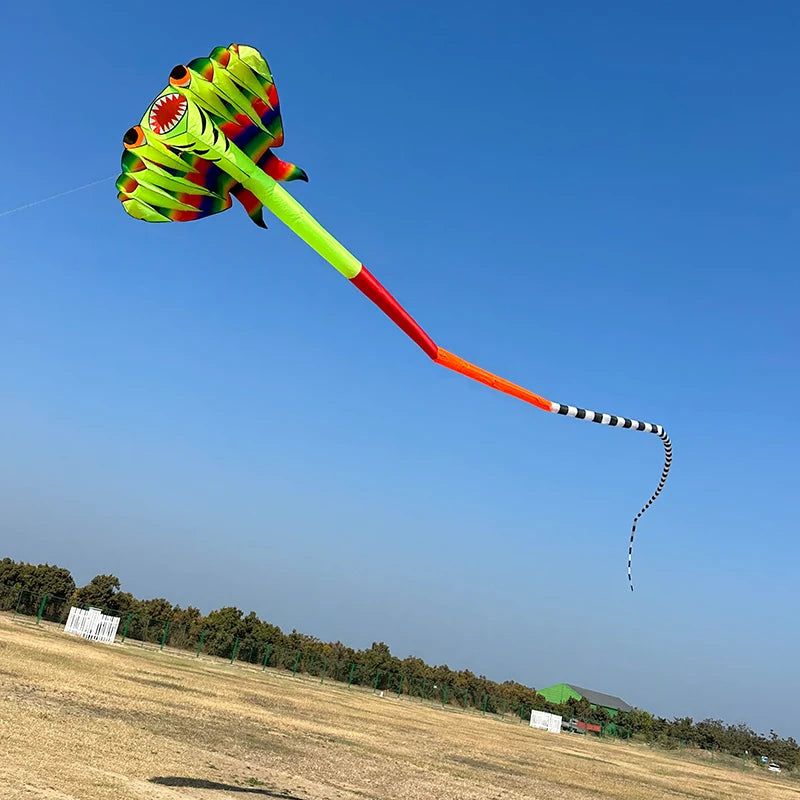 12.5M 3D Soft Ray Kite - Opblaasbare Strandvlieger Met Antischeur Tas
