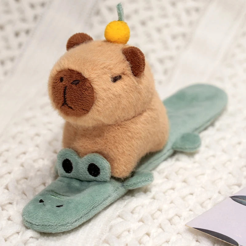 Makkelijk te dragen schattig dierenarmband - Capybara, hond, kat in pluche - Creatief en leuk speeltje voor kinderen