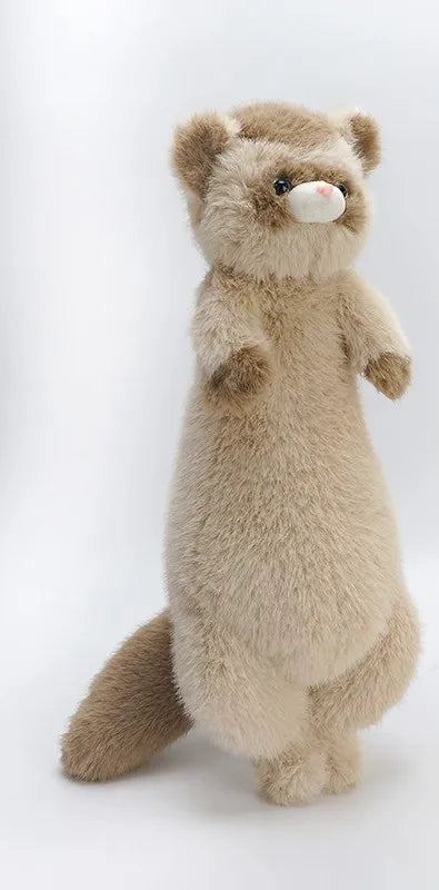 52cm Ferret Bruine Mink Knuffel | Kawaii Pluche Kussen, Zachte Sofa Decoratie, Creatief Cadeau