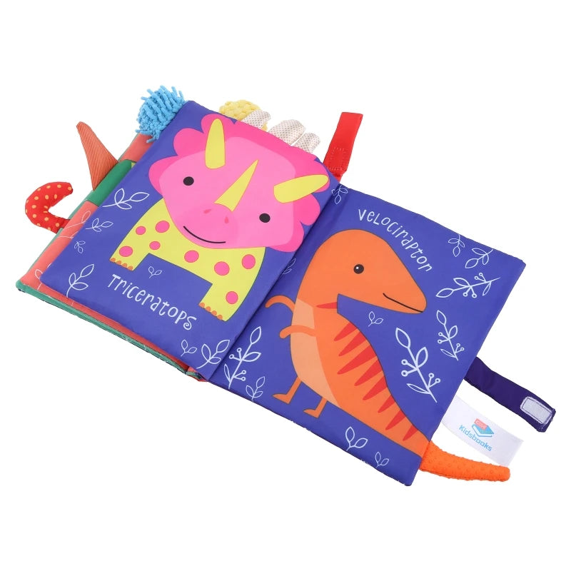 Interactief Montessori Zacht Speelboek | Polyester Stofboek, Vroeg Leren Cadeau voor Baby's