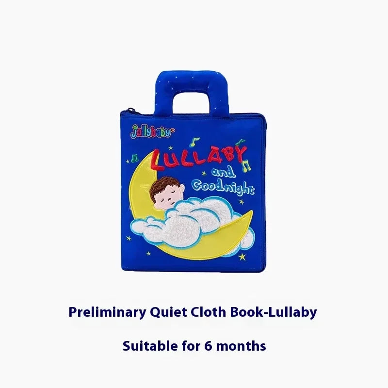 Interactief Stoffen Boek Montessori | Zacht Babyboek voor Sensorisch Spel