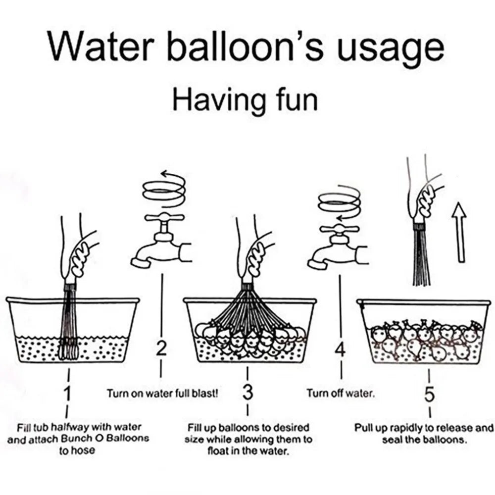 Water Bomben Ballonnen - Magische Vulballonnen voor Kinderen