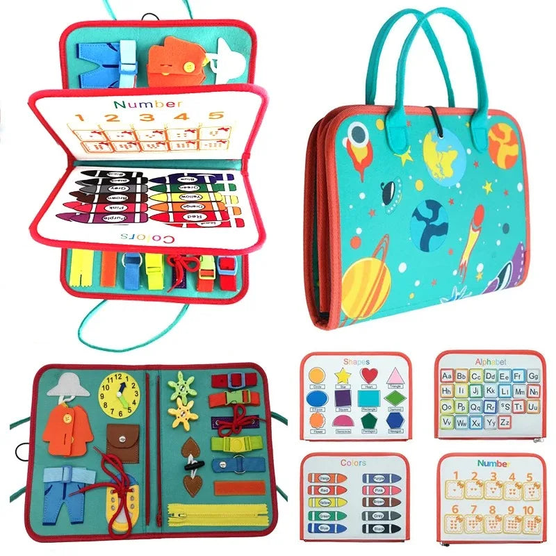 Drukke Bord Montessori | Sensorisch Speelgoed voor Kinderen