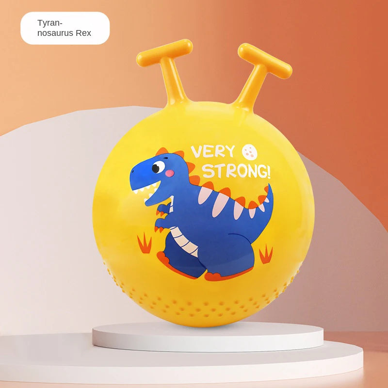 Opblaasbare Springbal met T-Handvat – Buitenspeelplezier voor Kinderen