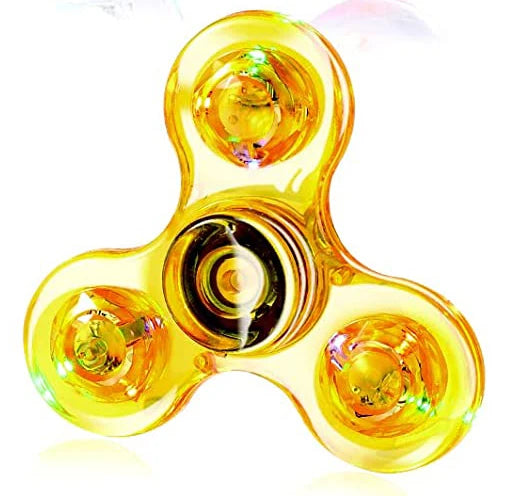 LED Oplichtende Fidget Spinner | Luminiserend Vingertop Speelgoed, Stressverlagend & Anti-angst, Feestartikelen voor Kinderen & Volwassenen