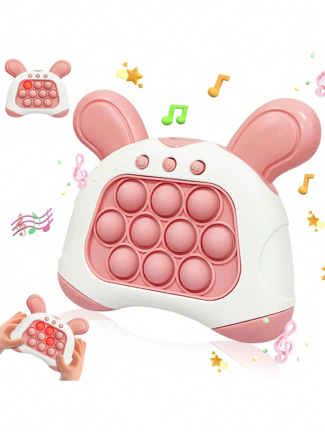 Pop It Fidget Game met Licht & Geluid | Kinderspel Handheld