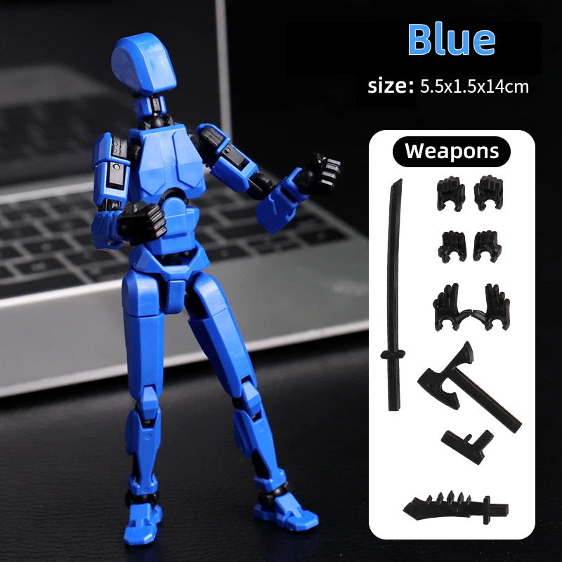 3D Robot Actiefiguur | Multifunctioneel en Verstelbaar Speelgoed voor Kinderen en Volwassenen
