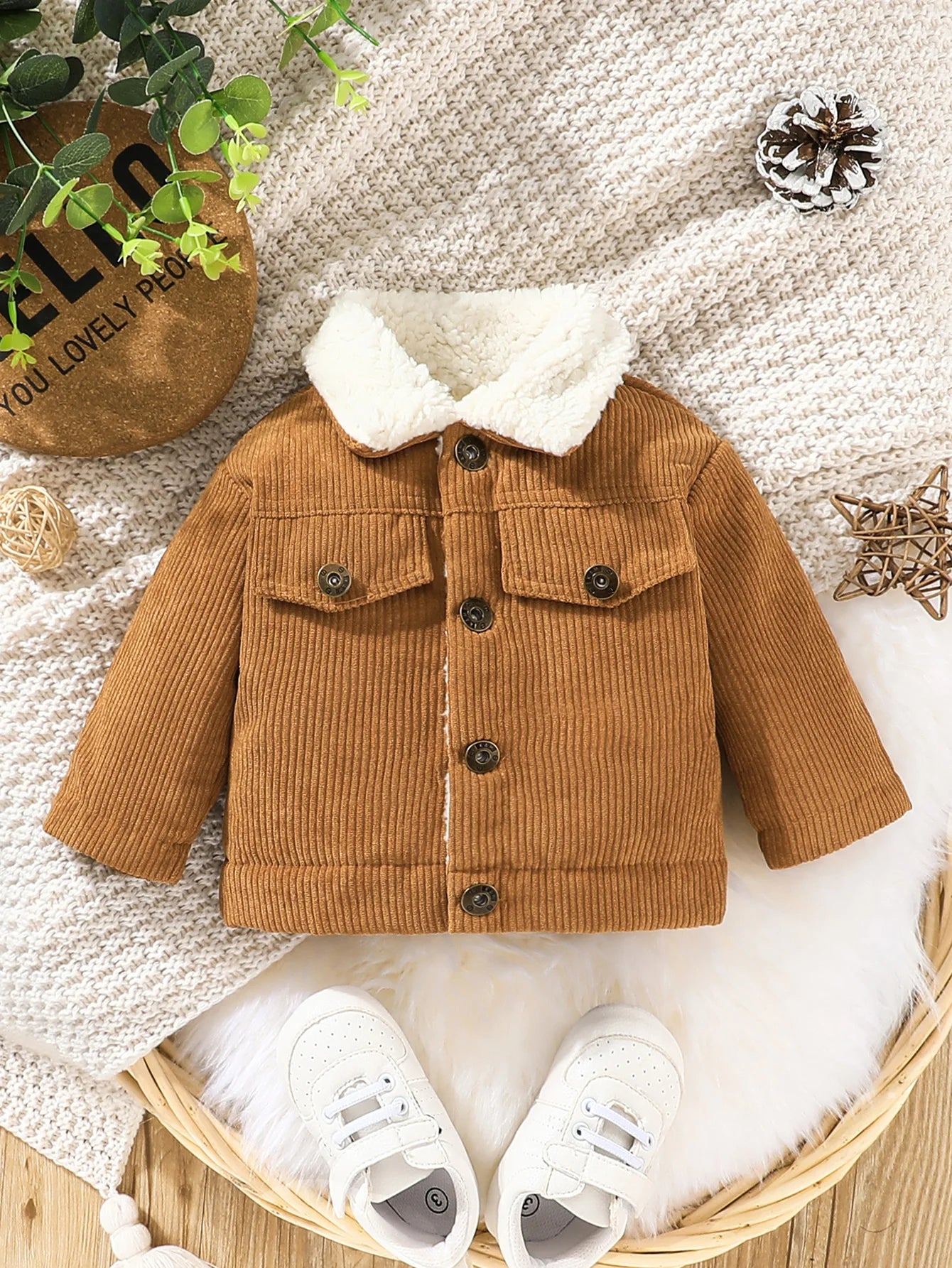 Warm Jack Uitloper Voor Pasgeboren Baby Jongen 0-3 Jaar Oud Casual Mode Winter Katoenen Jas Lange Mouw Peuter Kinderkleding