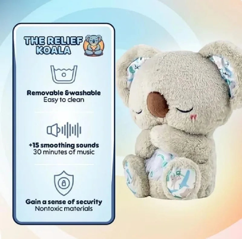 Schattige Kalmerende Koala | Knuffelkoala met Ademhaling om Angst te Verlichten, Slaaphulp voor Kinderen en Volwassenen