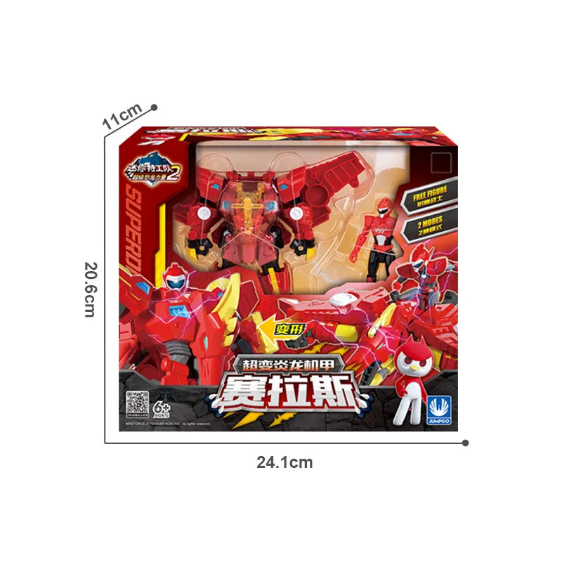 Mini Force 2 Dino Robot | Transformatie Actiefiguur Speelgoed