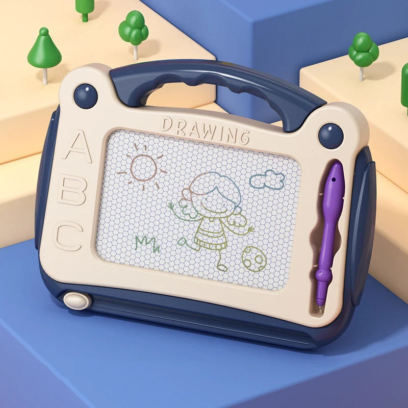 Mini Magnetisch Tekenbord | Wisbaar Kleurrijk Schrijfbord met Pen, Graffiti Kunst & Educatief Voorschool Speelgoed