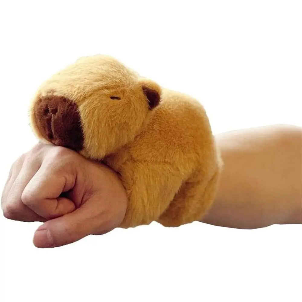 Pluche dierenarmbanden - Capybara om te klikken - Interactief en knuffelig speeltje voor kinderen, verjaardagscadeau