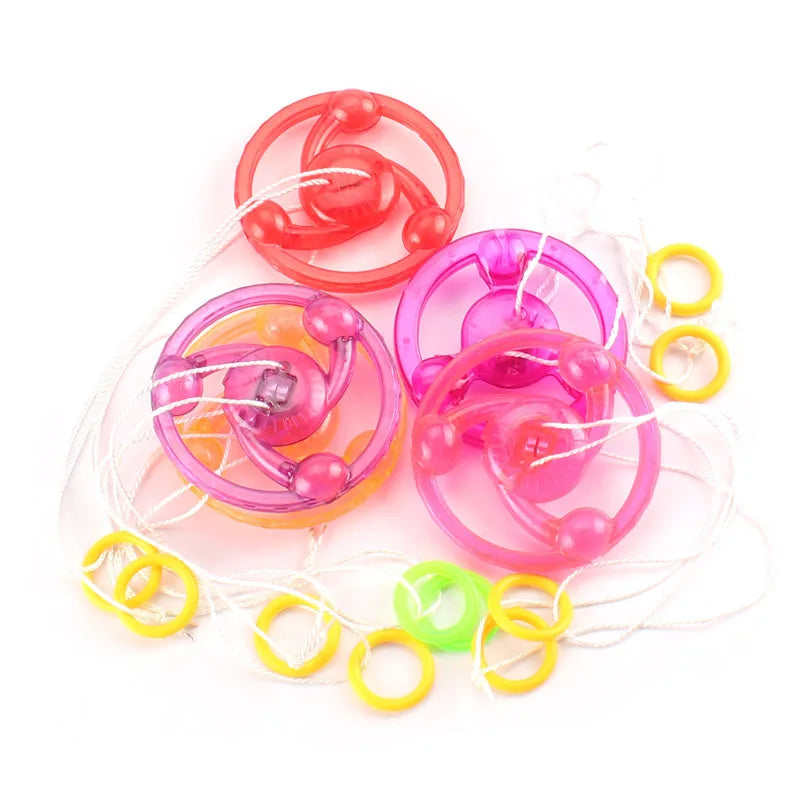 3-delige Luminiserende Handtrek Flitsende Touw Flywheel Speelgoed | LED Licht Speelgoed, Uniek Vliegwiel & Flash Gyro Speelgoed Cadeau