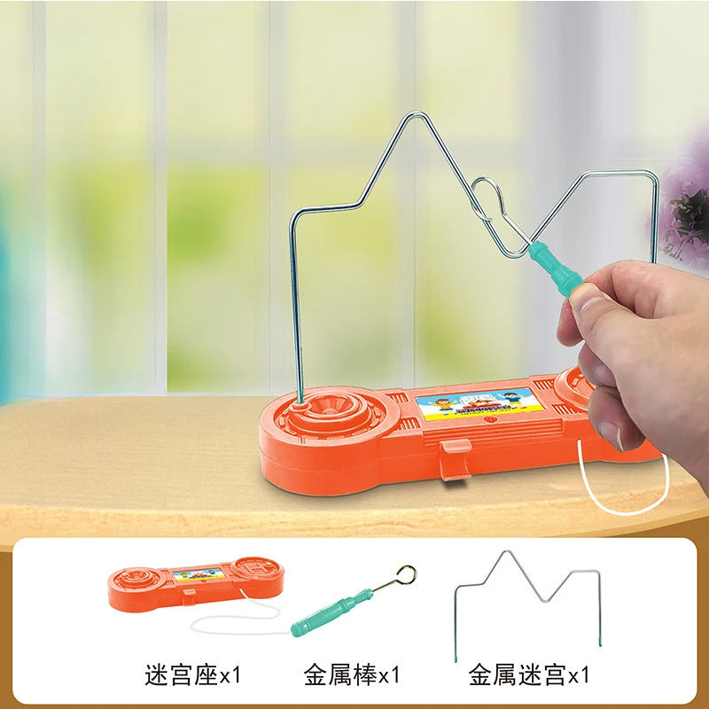 Montessori Elektrisch Schokspel Speelgoed - Onderwijs Elektrisch Doolhof Spel, Wetenschappelijke Experimenten Cadeau voor Kinderen