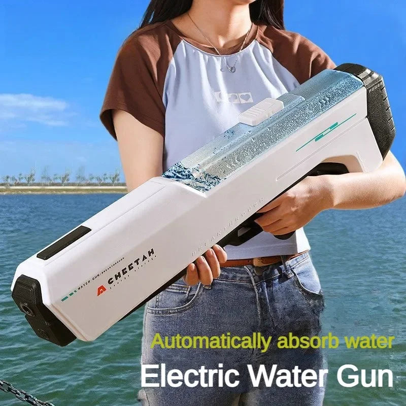 Automatisch Elektrisch Waterpistool met Hoge Druk – Waterspeelgoed voor Kinderen | Zwembadgevechten en Zomerspellen