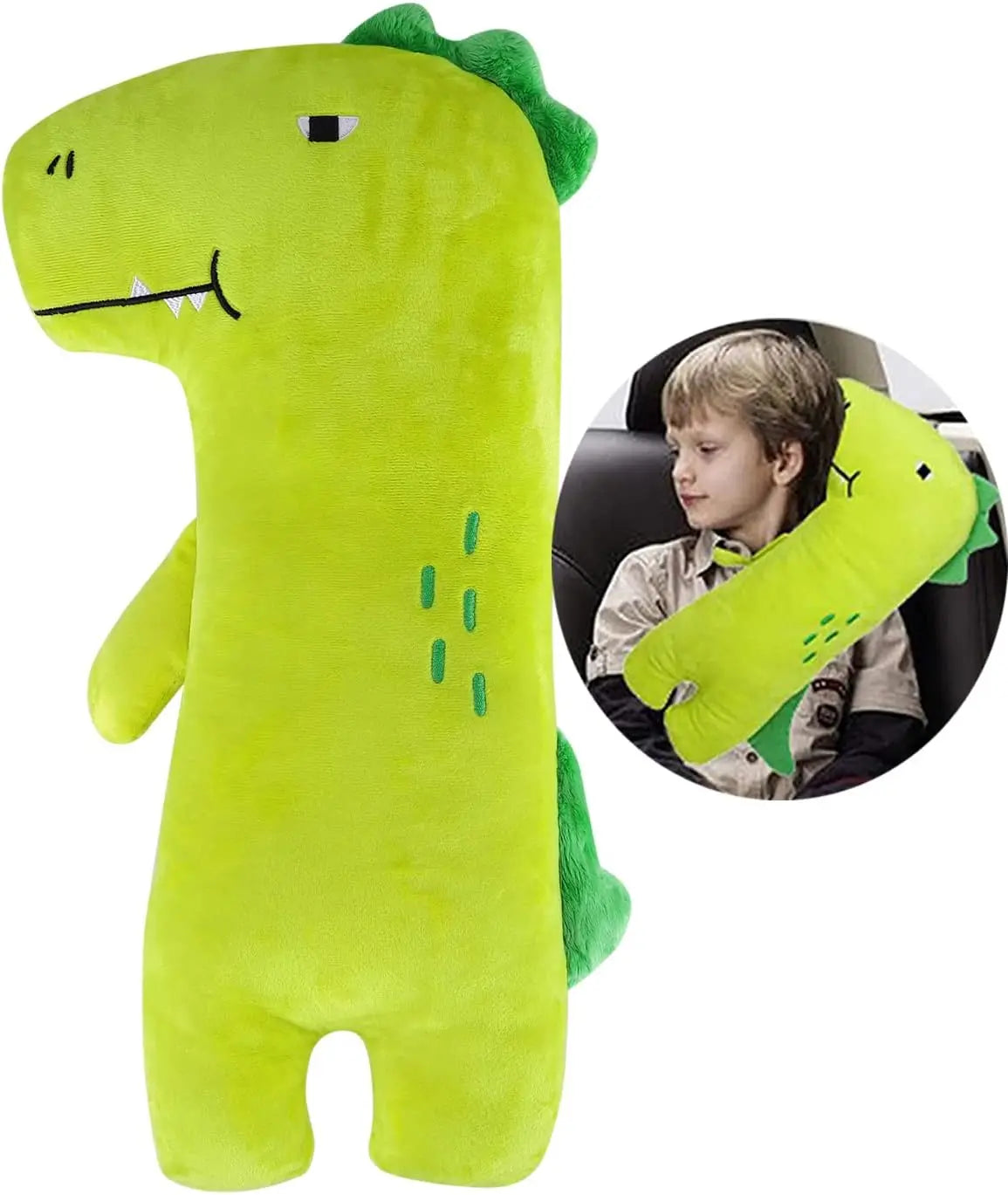 Cartoon Autogordelcover | Knuffel Dier Reisveiligheidskussen Voor Kinderen