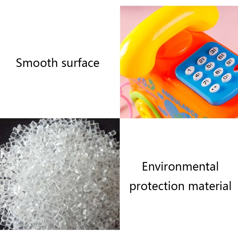 Educatief Speeltelefoon Speelgoed | Realistisch Telefoonset voor Kinderen 1+ Jaar, Kleuren Willekeurig