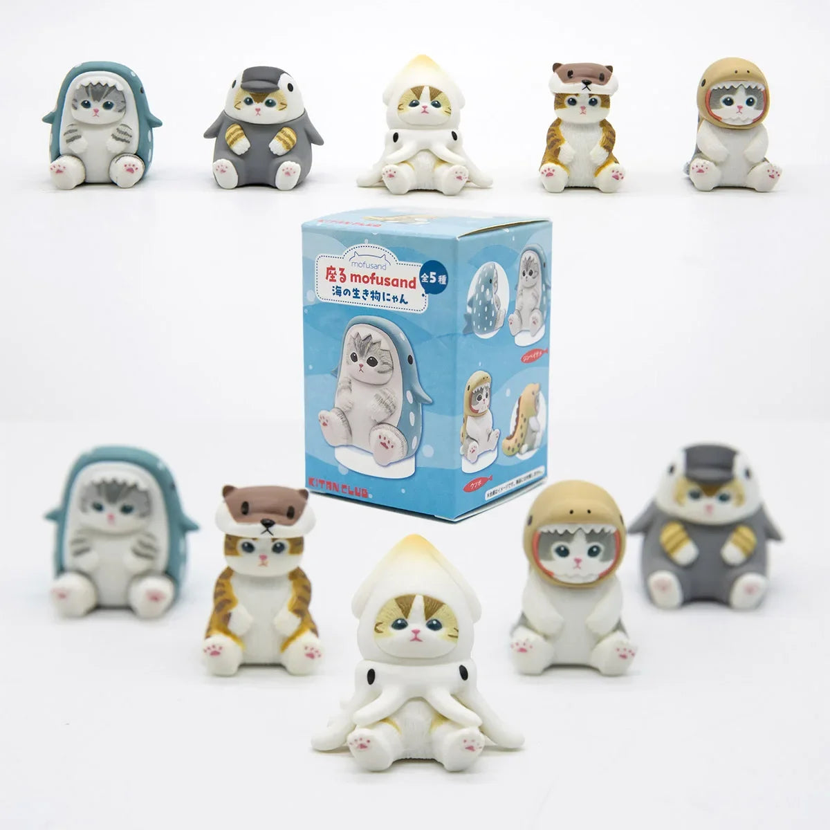 Mofusand Katten Blind Box | Schattige Figuren als Octopus, Pinguïn, Otter Cadeaus