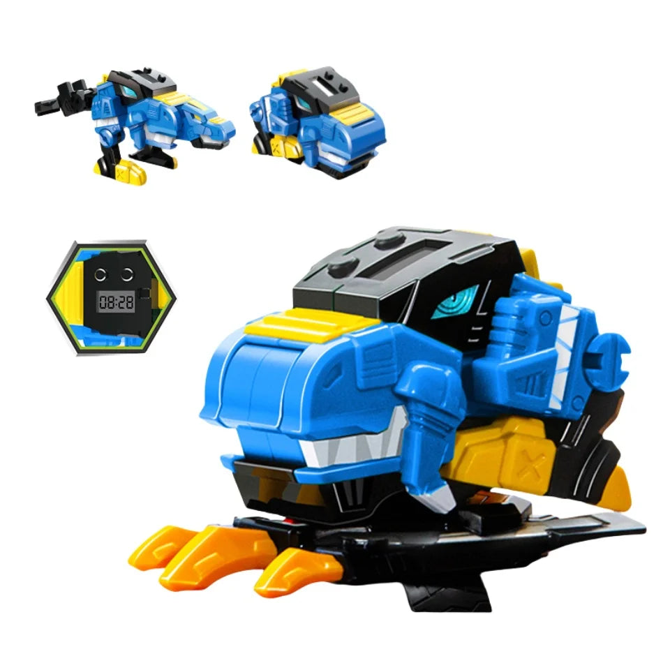 Mini Geheime Dienst Horloge Speelgoed | Mecha Robot, Dinosaur Deformatie Actiefiguren voor Kinderen