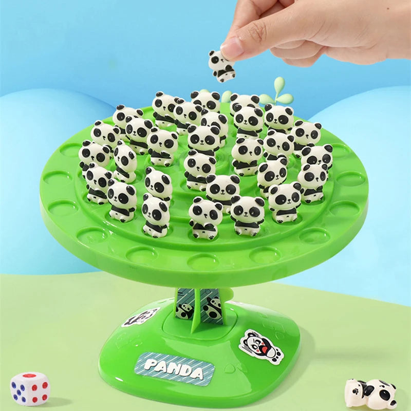 Panda Balansspel - Creatieve Tafelpuzzel, Interactief Twee-spelersspel voor Kinderen