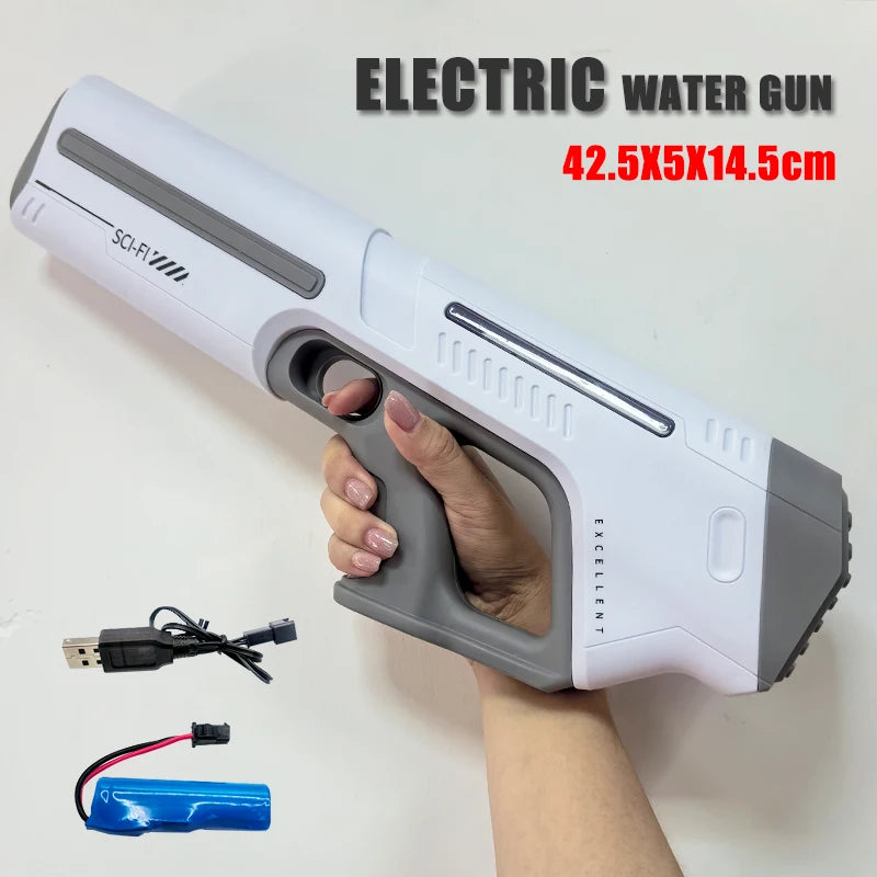 Automatisch Elektrisch Waterpistool met Hoge Druk – Waterspeelgoed voor Kinderen | Zwembadgevechten en Zomerspellen