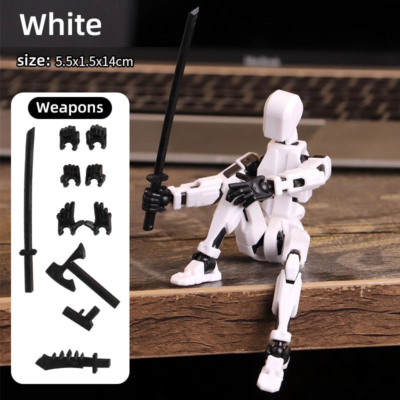 3D Robot Actiefiguur | Multifunctioneel en Verstelbaar Speelgoed voor Kinderen en Volwassenen