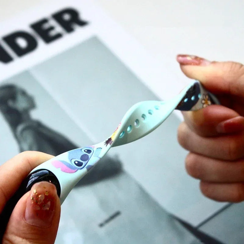 Stitch Digitale Kinderhorloge | Anime Figuren LED Lichtgevende Touchscreen Waterdicht Elektronisch Sporthorloge, Verjaardagscadeau