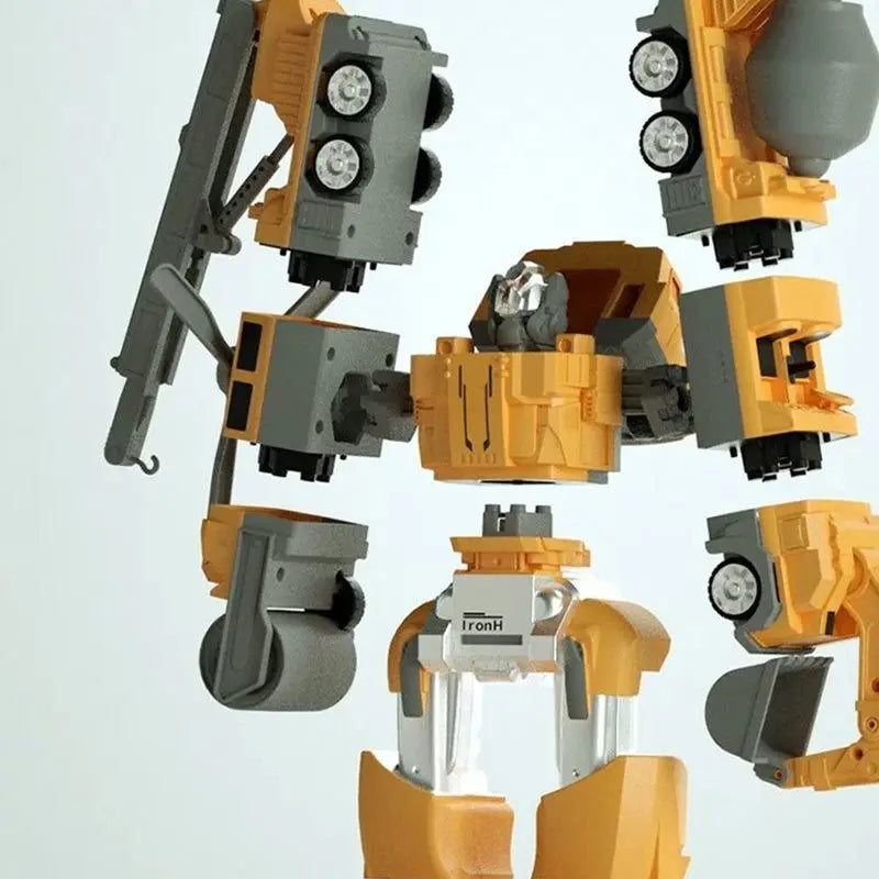 Magnetische Transformatie Auto | Monteerbaar bouwvoertuig & robot speelgoed