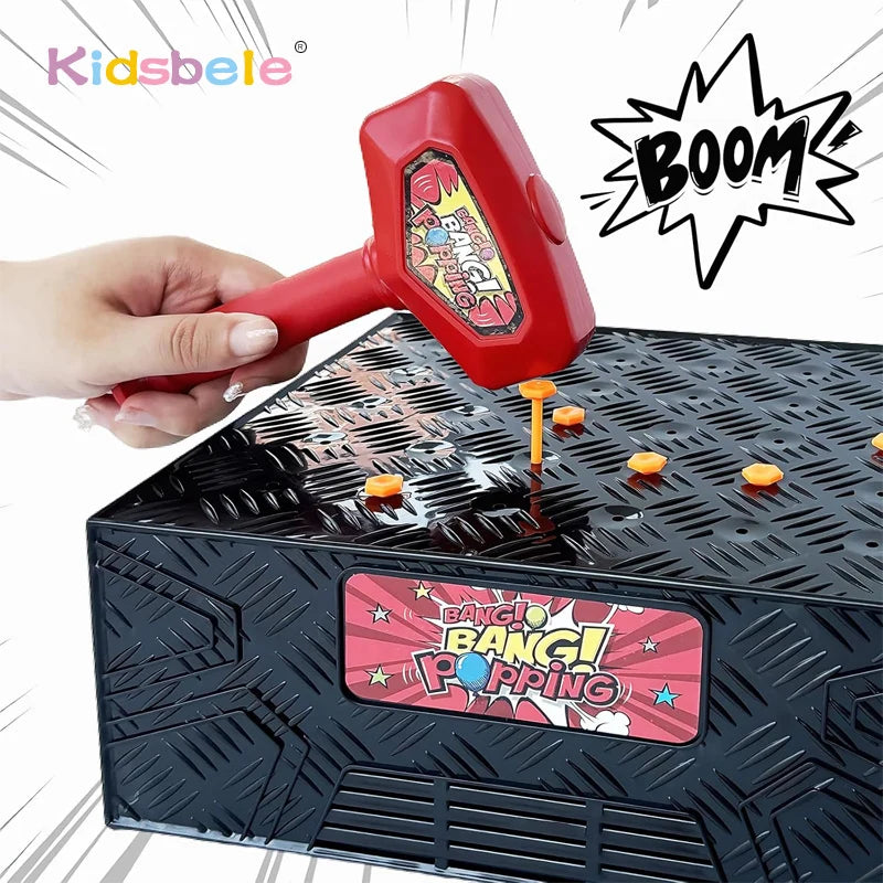 Whack-a-Balloon Blast Box | Ballonnen Poppend Tafelspel voor Familie & Feestjes