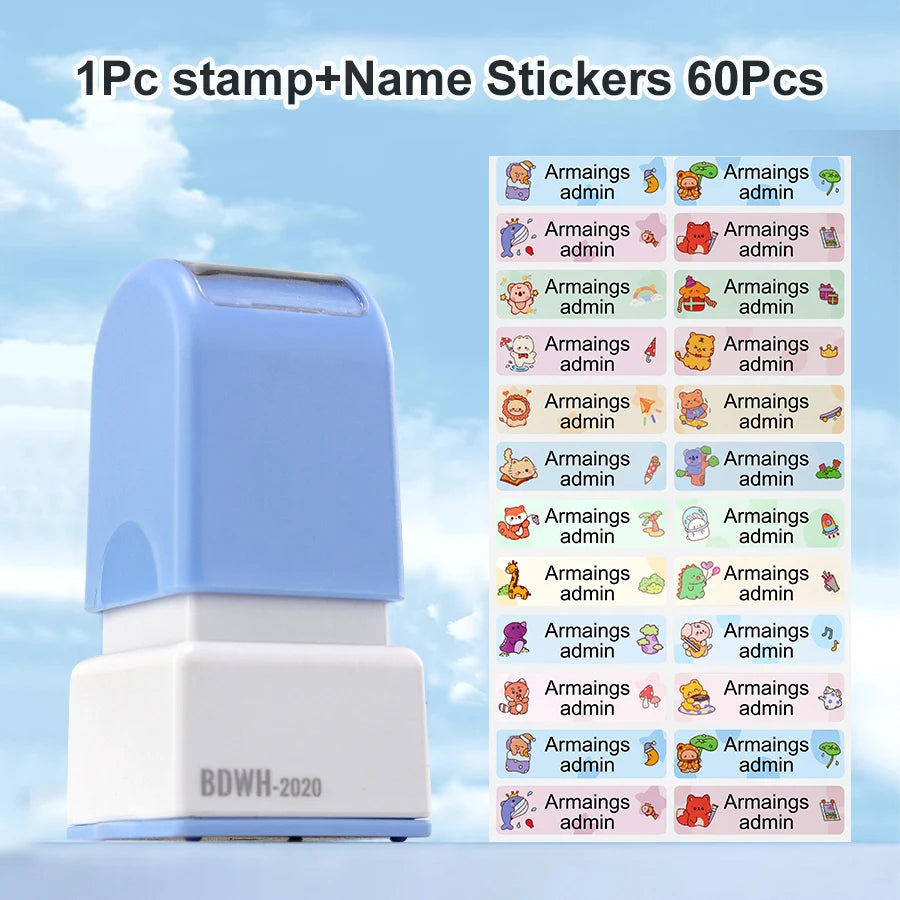 Gepersonaliseerde Naamstempel | Waterdicht en Slijtvast voor Kleding en Schoolbenodigdheden