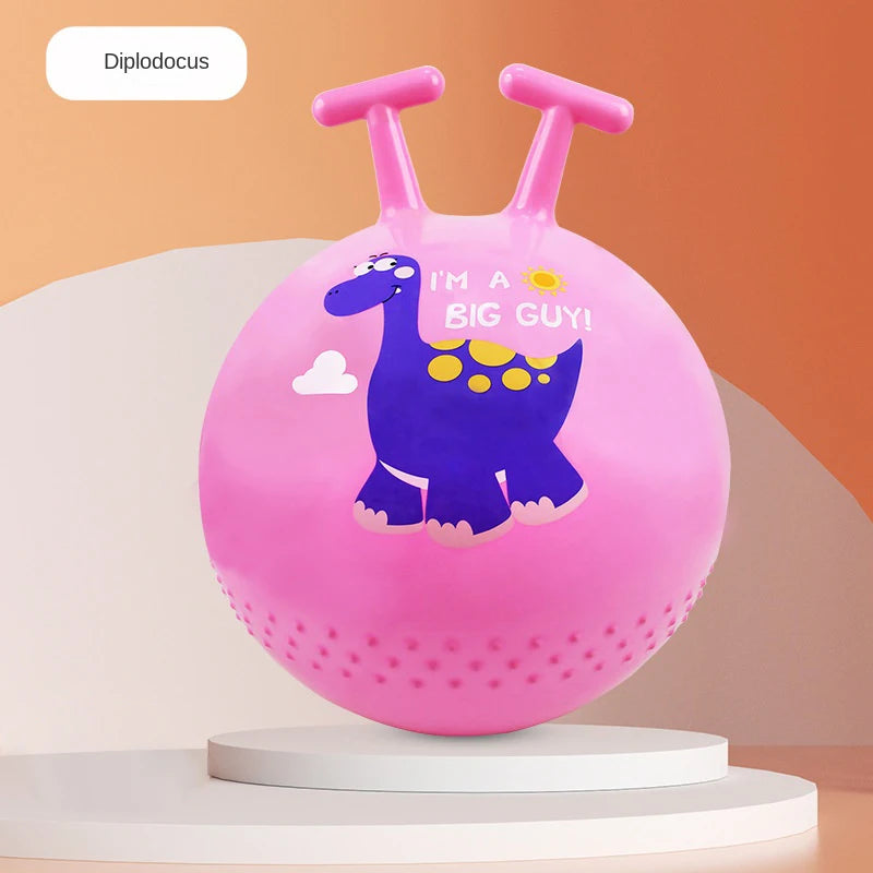 Opblaasbare Springbal met T-Handvat – Buitenspeelplezier voor Kinderen