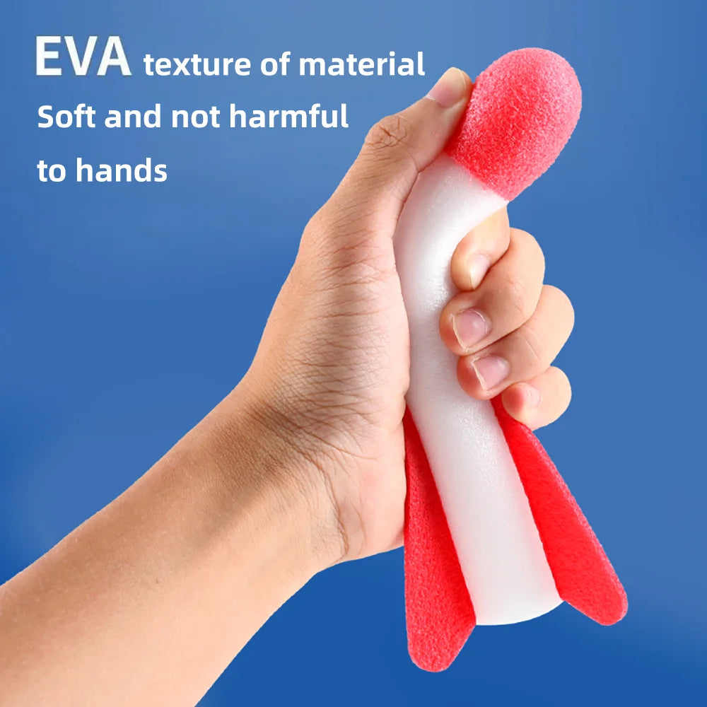 Kinderen raketlancer stap-pomp | Power luchtgeperste stomp buiten familie spellen lucht sport speelgoed voor kinderen