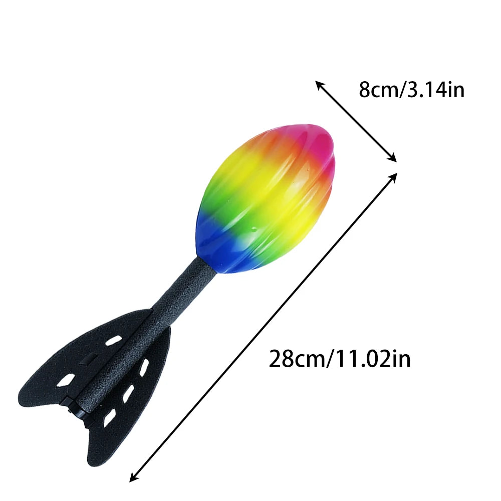 PU-schuimraket voor kinderen - Zacht en kleurrijk werpspeelgoed, ideaal voor ouder-kind buitenspellen.