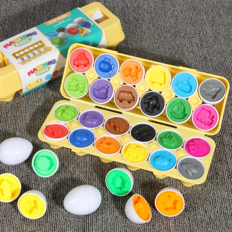 3D Puzzel Eieren | Montessori leer- & paascadeau