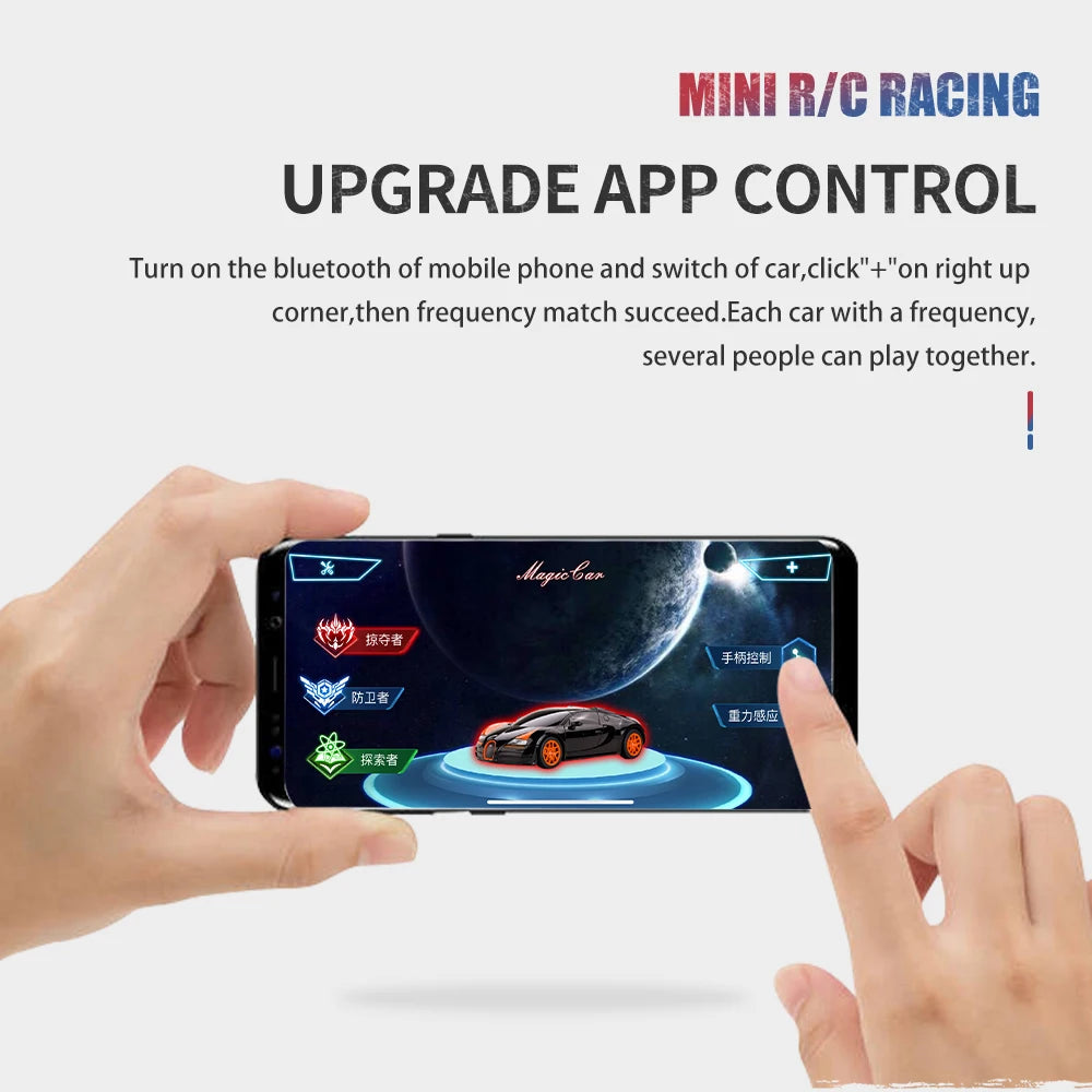 1:58 RC Mini Auto - Accu Raceauto in PVC Blik | Drift-Buggy Bluetooth Bestuurbaar Speelgoed voor Kinderen