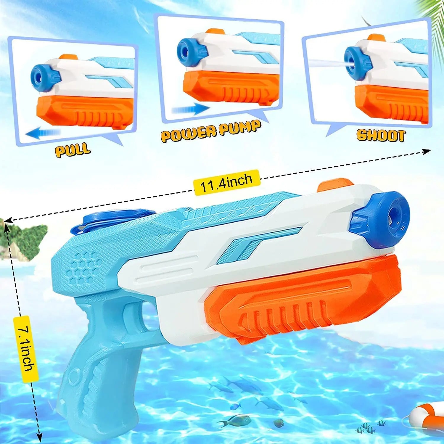 Zomer Waterpistool 600CC | Buiten Speelgoed | Zomerspeelgoed