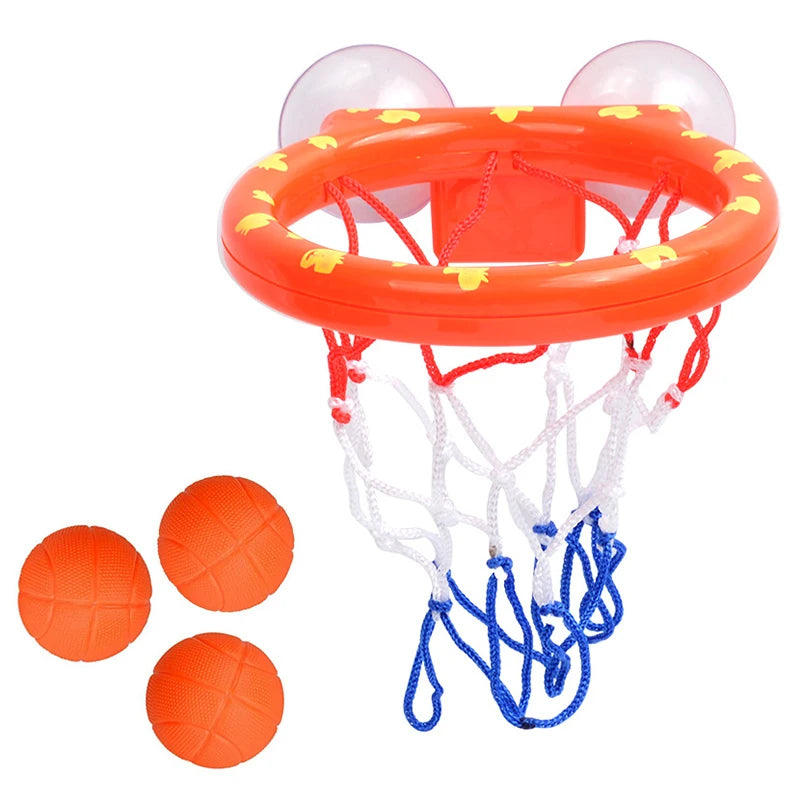 Mini Basketbal Badspeelgoed voor Baby’s – Badkuip Speelset met 3 Ballen | Waterpret Basketbalspel voor Kinderen