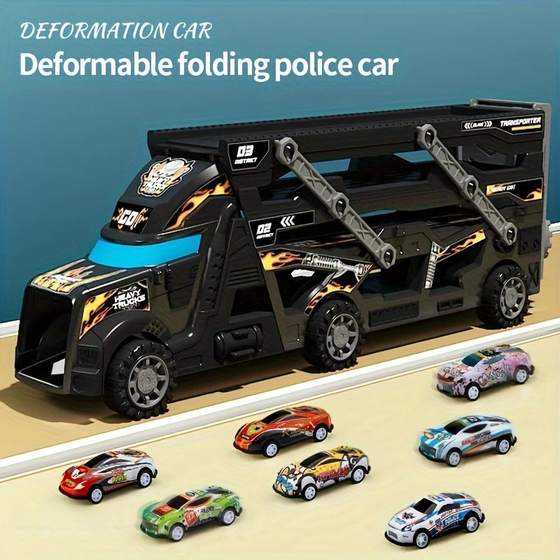 Politie Speelgoedauto Set | Inclusief 6 auto's – Halloween & kerstcadeau