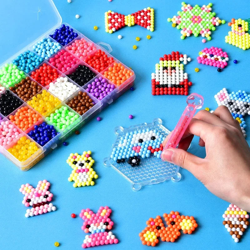 DIY Water Spray Magic Sticky Beads Set | Creatief Handwerk Knutselpakket voor Kinderen | Educatief Sensorisch Speelgoed