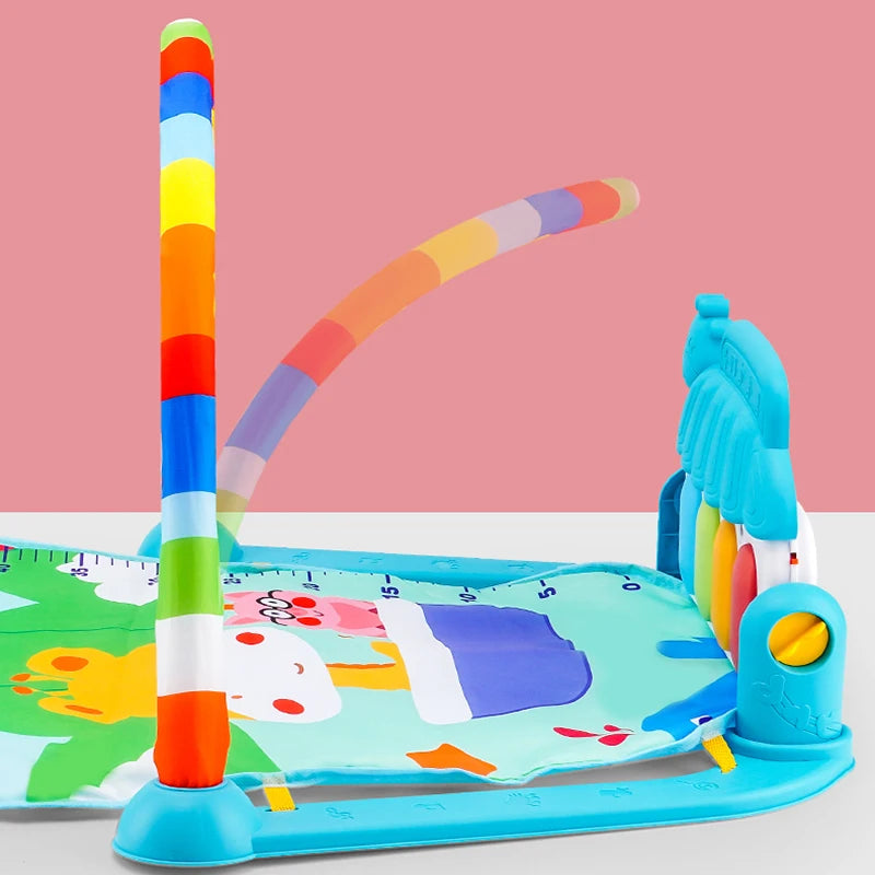 Muzikale Baby Speelmat | Interactieve Gym met Piano & Kruipmat | Educatief Indoor Speelgoed