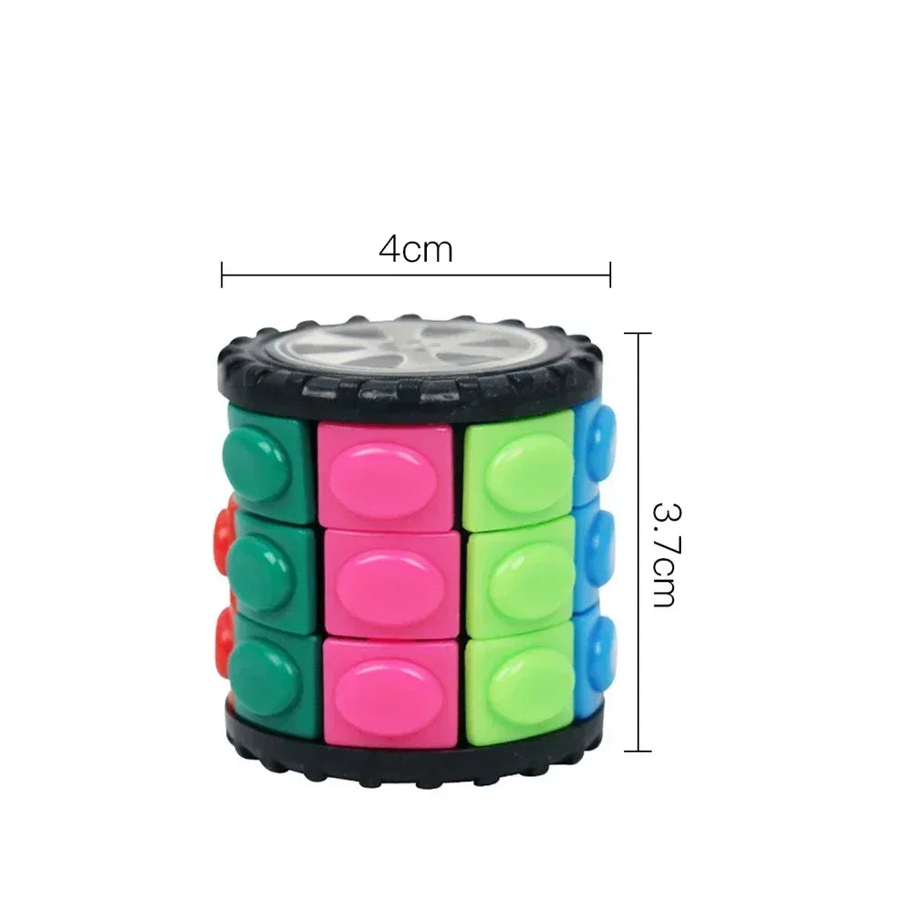 3D Roterende Cilinder Puzzel | Educatief Breinbreker Speelgoed