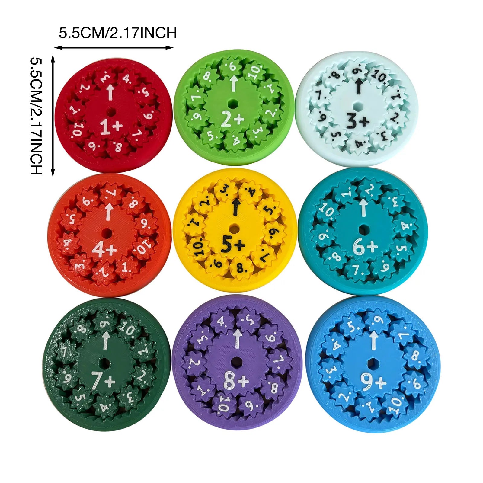 Wiskunde Fidget Spinners | Educatief Rekenhulpmiddel voor Kinderen