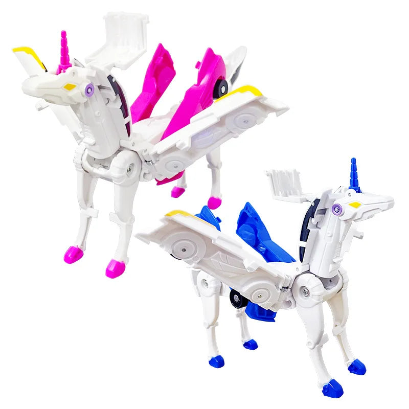 2-in-1 Transformatie Auto | Unicorn model actiefiguur & voertuig